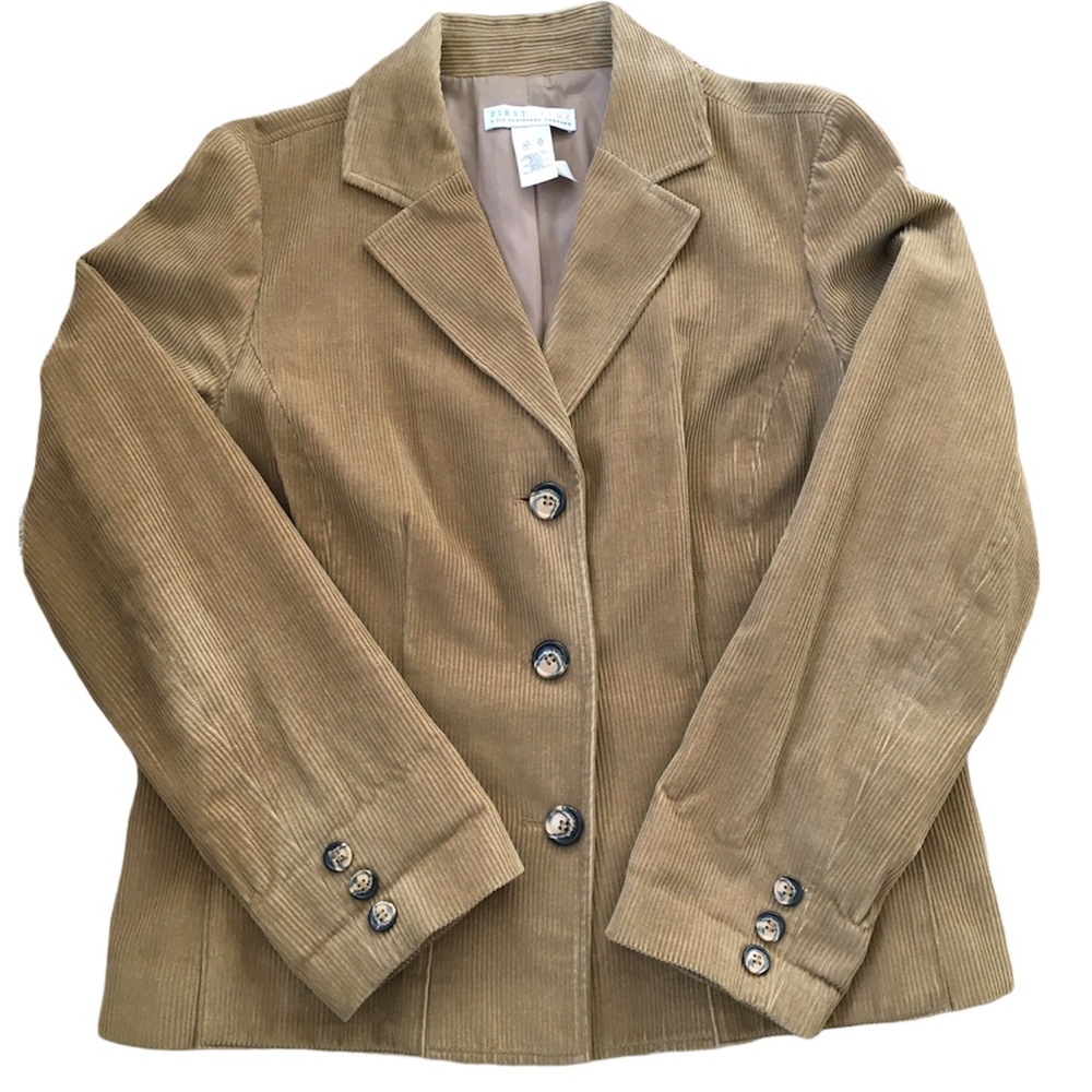 First Issue Liz Claiborne Co. Corduroy Blazer, XL